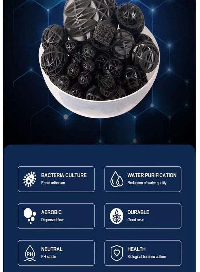 TRADESK Anky Aquarium Bio Ball Good Bacteria Creator -Suitable for All Aquarium Fish Tank (Bio Ball Without Net Bag, 12Piece) - Image 3